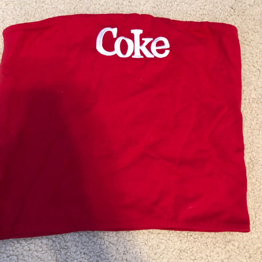 Red Coke tube top